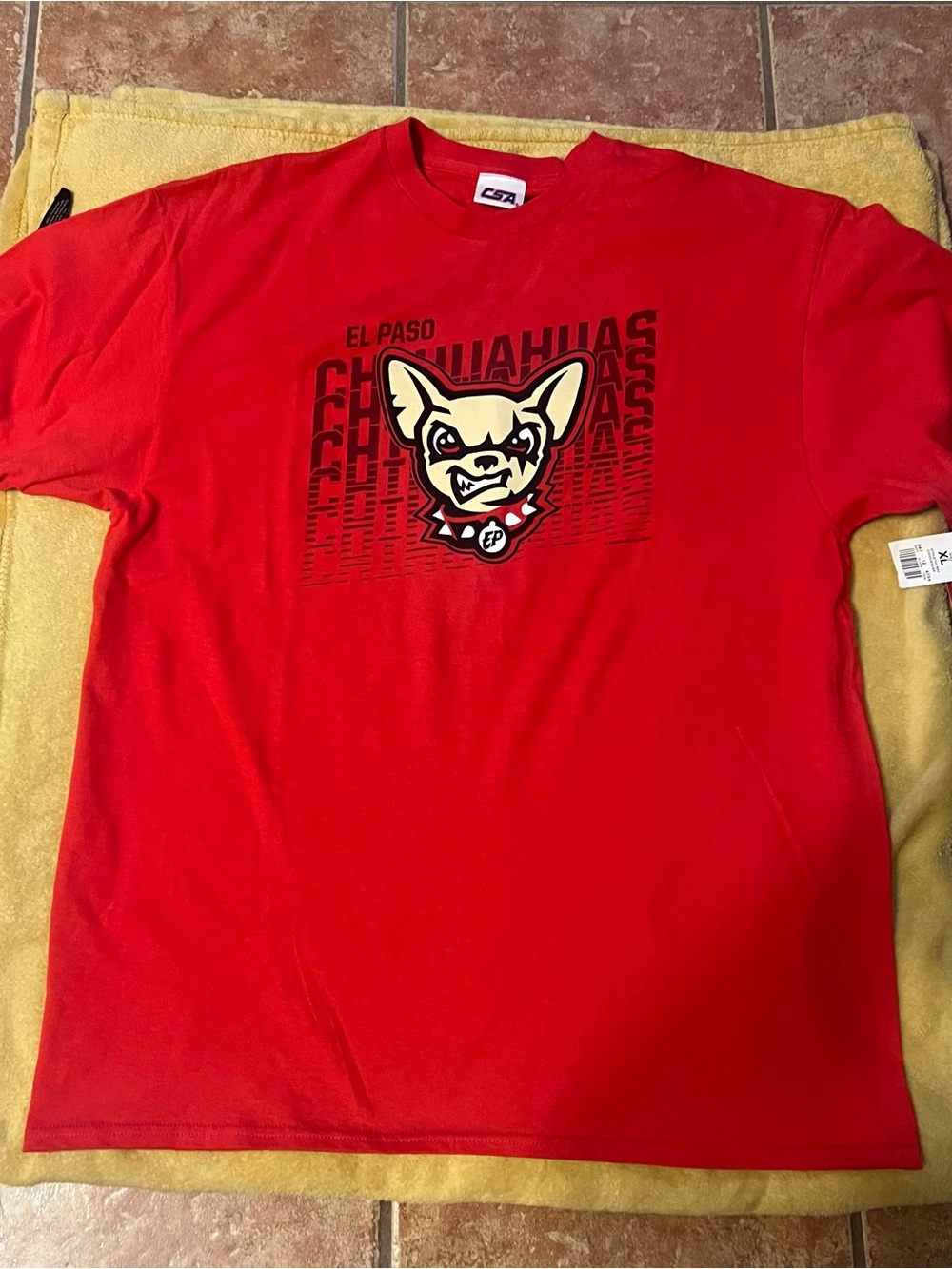 El Paso Chihuahuas Red Graphic Tee